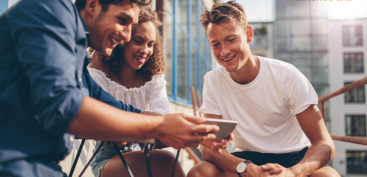 Consumers watch YouTube Ads in a group