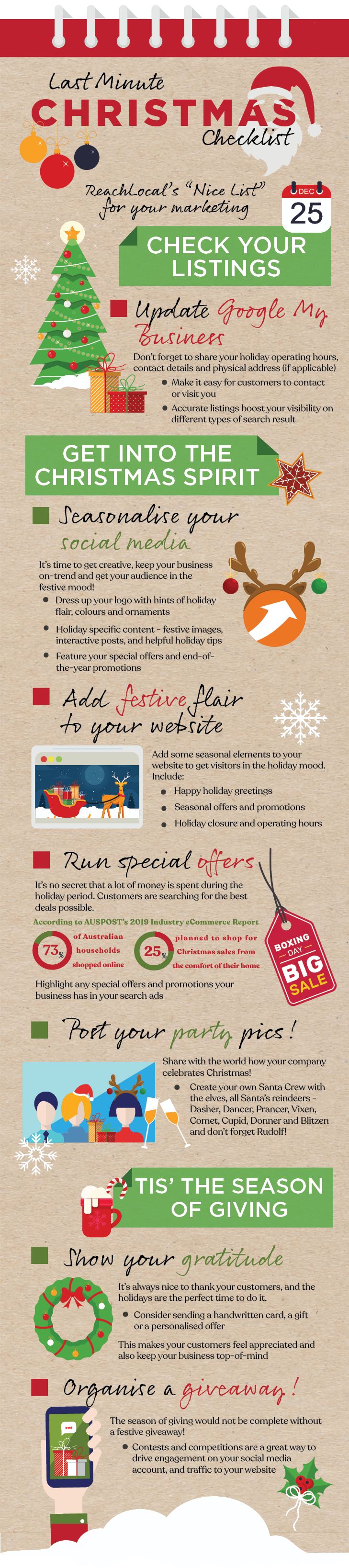 Last Minute Christmas Marketing Checklist