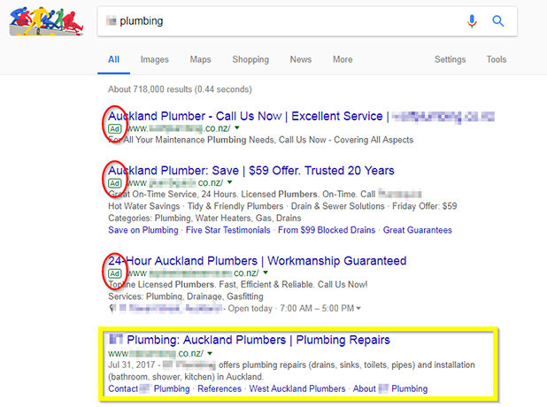Brand Name Google Search