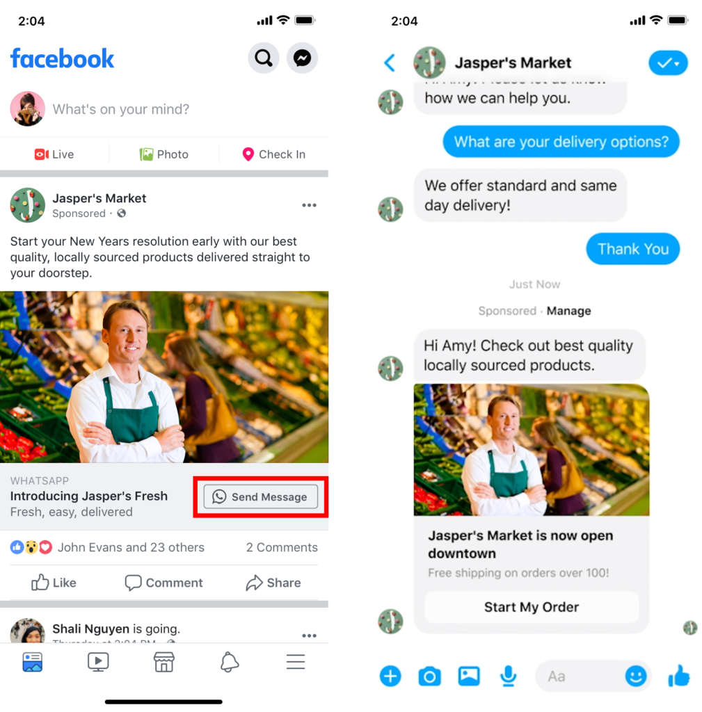social message campaign example